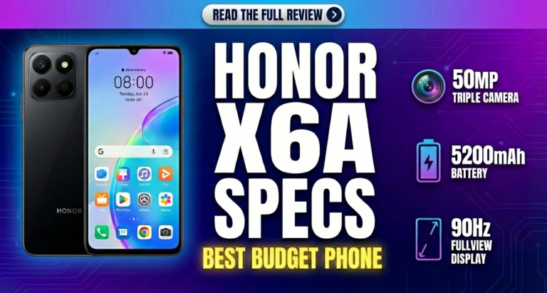 Honor x6a Specs- best budget phone