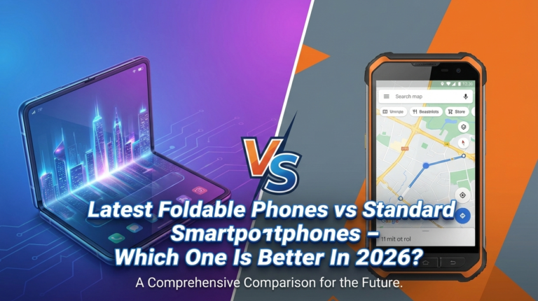 Latest Foldable Phones vs Standard Smartphones